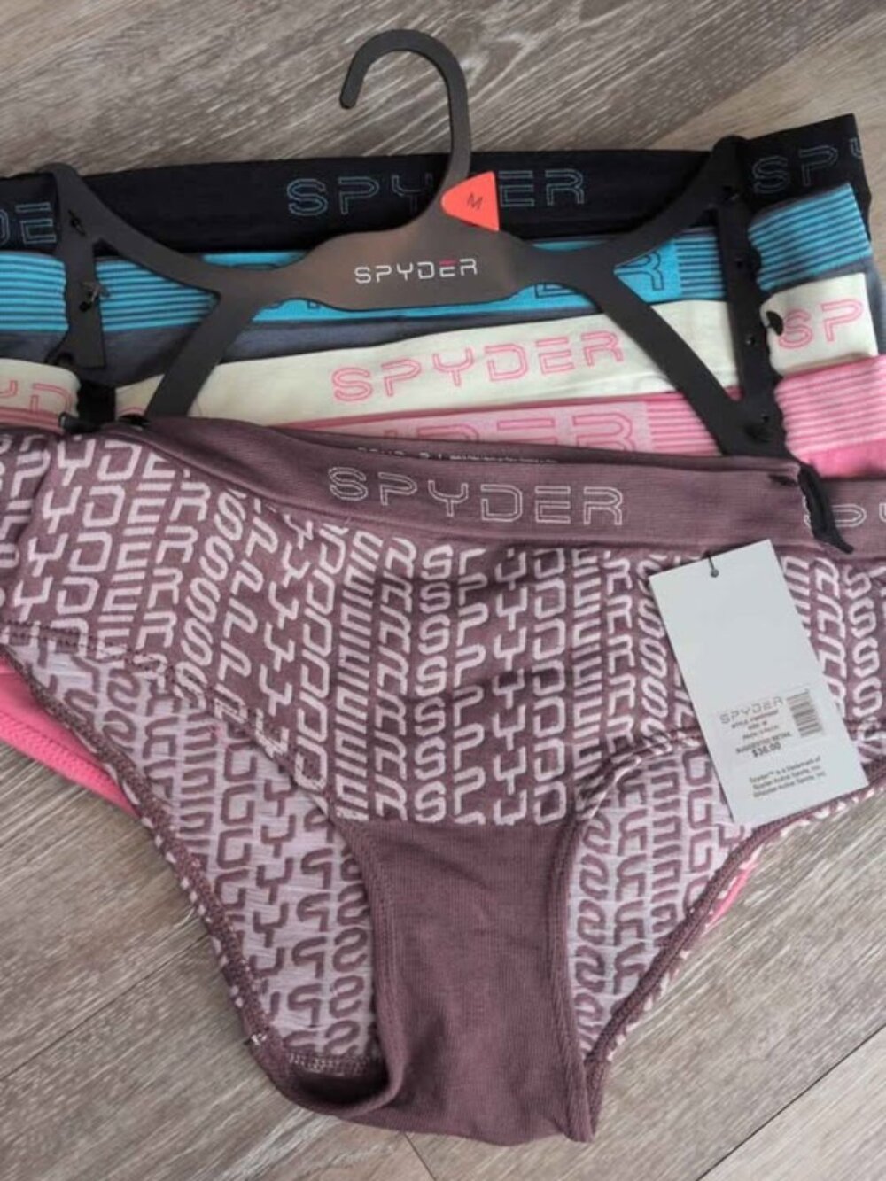 SPYDER Women's Underwear 5 Pack Size M new